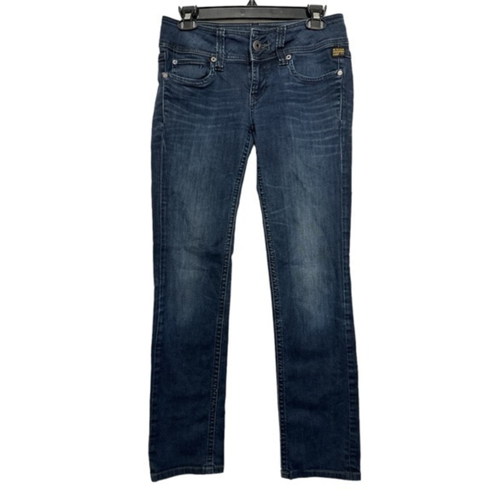 G-STAR Raw Denim Ford Straight Denim Blue Jeans Size W27 L32 EUC #1922